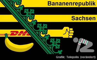 Grafik 'Bananenrepublik Sachsen'