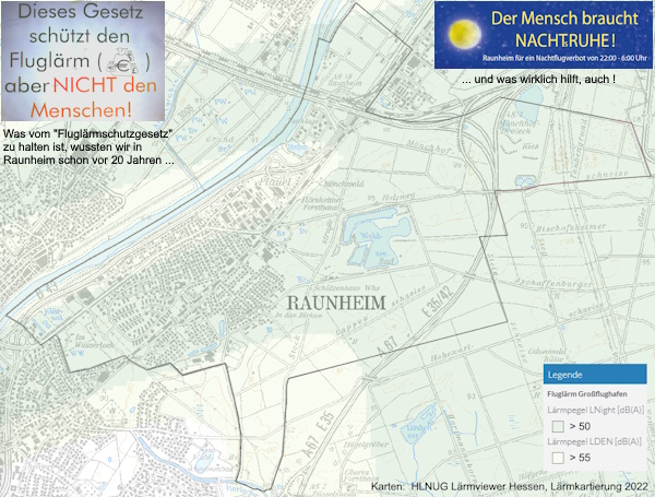 Grafik: Lrmwerte in Raunheim